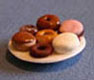 Dollhouse Miniature Donut Plate