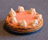 Dollhouse Miniature Pie Strawberry Cream