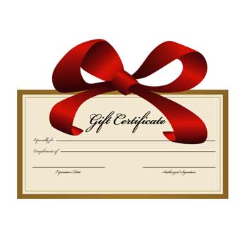 $20 GIFT CERTIFICATE