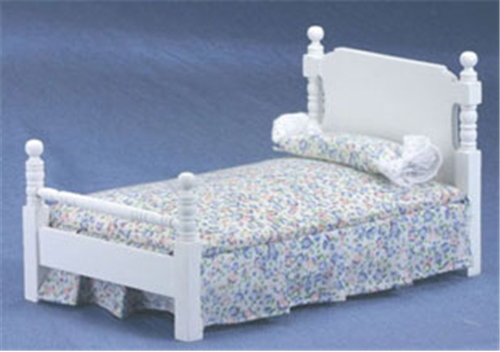 Single Bed, White