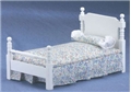 Single Bed, White