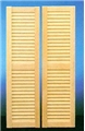 Dollhouse Miniature Louvered Shutters, 2/Pk