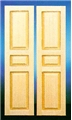 Dollhouse Miniature 3-Panel Shutter, 2/Pk