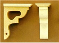 Dollhouse Miniature Victorian Corner Post Bracket, 4/Pk
