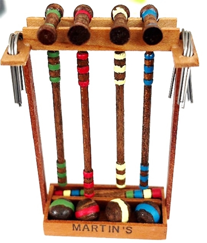 Jim Martin Croquet Set