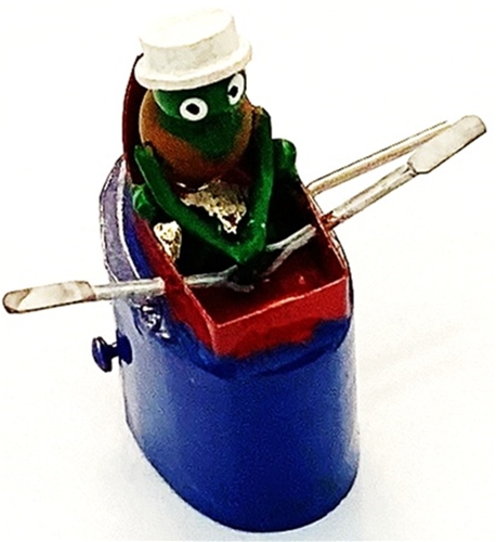 St. Leger Frog in a Rowboat Automata
