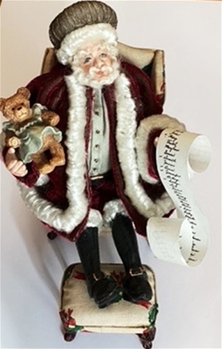 Nancy Quinby Santa with Bespaq Chair