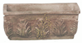 Dollhouse Miniature Flower Box, Gray Ancient, 6Pcs