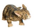 Dollhouse Miniature Stalking, Brown, Cat