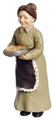 Dollhouse Miniature Maid, Light Green