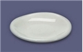 Dollhouse Miniature Porcelain Dinner Plate, 1In, 2Pc