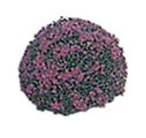 Dollhouse Miniature Blossom Bush, 1 Inch R  Purple, 3Pc