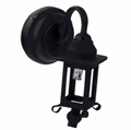 Dollhouse Miniature Led Black Coach Lamp Sconce