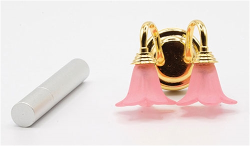 LED Battery Wall Sconce, Pink
