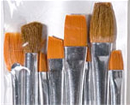 Dollhouse Miniature Plaid Texture Brush Set, 8pc