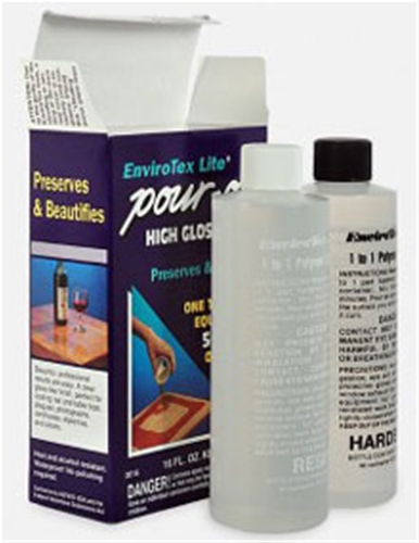 Dollhouse Miniature 8 oz. Envirotex Kit