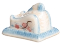 Dollhouse Miniature Butter Dish W/Cover, 2 Set