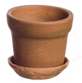 Dollhouse Miniature T/C Pot Di 3/4In Aged, 12Pc