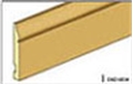 Dollhouse Miniature Baseboard, 1/4 X 24