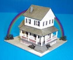 Dollhouse Miniature Auntie Elm's Farmhouse Kit