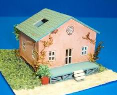 Dollhouse Miniature Beach Cottage Kit