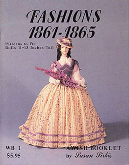 Dollhouse Miniature Wish Booklet #1 Fashions 1861-1865