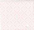 Dollhouse Miniature Pre-pasted Wallpaper, Pink and White Diamond/Circle