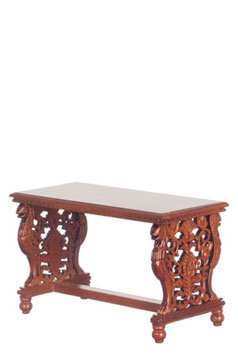 Gryphon Library Table, Walnut