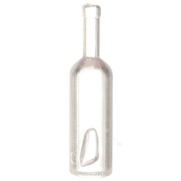 Dollhouse Miniature Liquor Bottle Mold/Clear/12