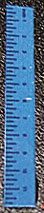 Dollhouse Miniature Ruler-Blue, Set of 6