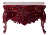 Bombe Console, Mahogany