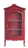 Dollhouse Miniature Curio Cabinet, Mahogany