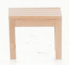 Dollhouse Miniature Garden End Table, Oak
