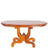 Dollhouse Miniature Dining Table, Walnut