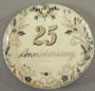 Dollhouse Miniature 25Th Anniversary Platter