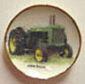 Dollhouse Miniature John Deere Tractor Plate