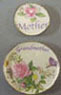 Dollhouse Miniature Mother & Grandmother Plates