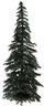 Dollhouse Miniature Spruce Tree, 10 Inch Tall, Blue