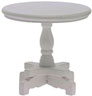 Dollhouse Miniature End Table, White