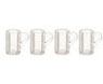 Dollhouse Miniature Beer Mugs/Clear/4