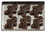 Dollhouse Miniature Gingerbread Man Cookies on a sheet