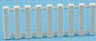 Dollhouse Miniature White Border Fence 5/8In H X 1 5/8In L