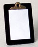 Dollhouse Miniature Clipboard with Paper 1In Height