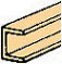 Dollhouse Miniature Structural Shape, 5/64 Channel