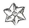 Dollhouse Miniature Large Star ( 4 Per Pack)