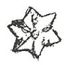 Dollhouse Miniature Small Star ( 4 Per Pack)