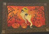 Dollhouse Miniature Mat, Ghost