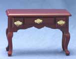 Dollhouse Miniature Desk, Mahogany