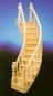 Stairs, 2-Rail, Left Curve, Assembled