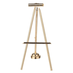 Dollhouse Miniature LED Easel, Gold